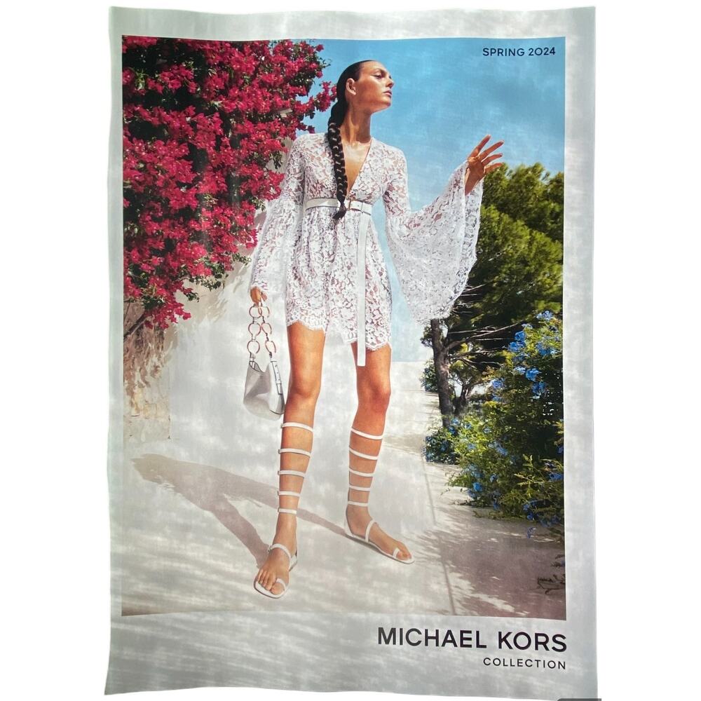 Michael Kors and Dolce Gabbana Print Ad Campaign Spring 2024 8x10 Original